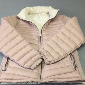 Women's Pink Puffer Jacket